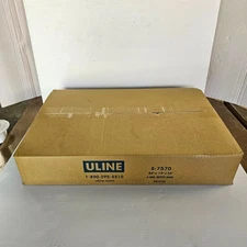 Box Of 50 Uline 4 MIL Clear Industrial 24"X10"X36" GSTD BAGS  S-7570 NEW / W BOX