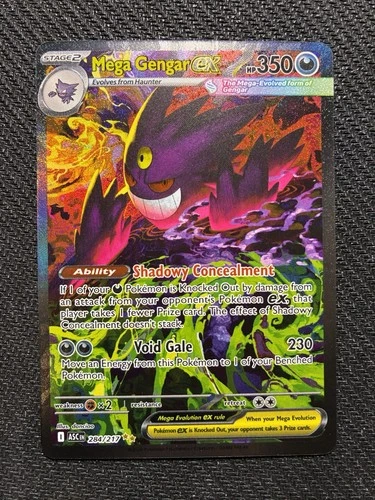 Mega Gengar EX 284/217 Special Illustration Rare SIR Ascended Heroes