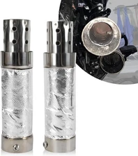 PSLER Motorcycle Exhaust Quiet Baffle Noise Eliminator Universal for... 