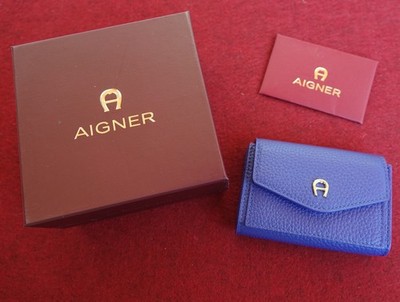 Aigner Kartenetui Blau wie Neu