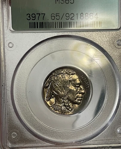 1936 Buffalo Nickel PCGS MS65 OGH "Old Green Holder" STUNNING!
