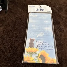 LEANIN TREE Cats Bring You Closer To Your Dreams!Magnetic List Pad~60 Sheets