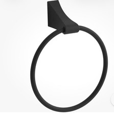 KOHLER Katun Towel Ring in Matte Black K-R26119-BL