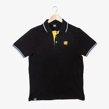 Milk Mocha Bear: Mocha Polo Shirt - Black / Men / S