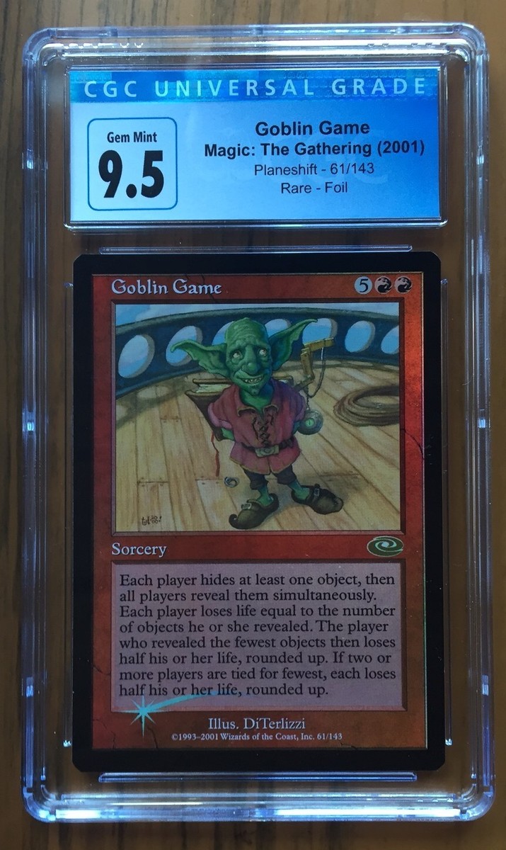 Goblin Game Planeshift MtG CGC 9.5 2001 FOIL 61/143 | eBay