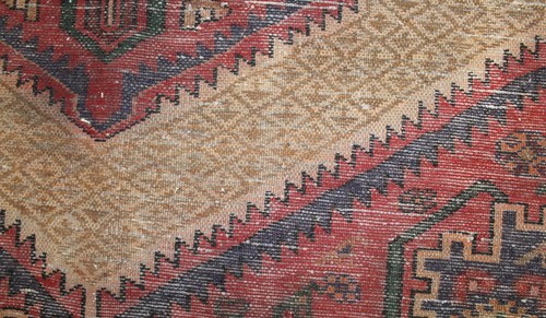 OLD WOOL HAND MADE PERSIAN ORIENTAL FLORAL RUNNER AREA RUG CARPET 193 X 93CM - Picture 10 of 11