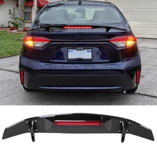 52" Rear Trunk Spoiler Wing GT Style w/3RD LED Brake Light For Toyota Corolla
