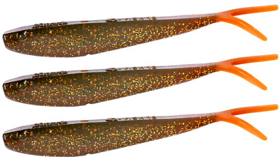 3 Stück Quantum Q-Fish Gabelschwanz  8g  / 13cm -magic motoroil