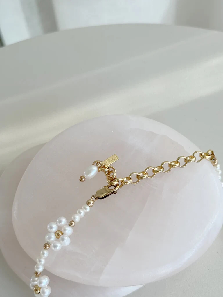 アクセサリー ELIOU PEARL NECKLACE ELIOU Flower Pearl Necklace | eBay