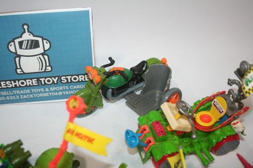 TMNT Teenage Mutant Ninja Turtles Vintage Vehicle Playset Lot Playmates - Picture 4 of 11