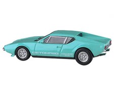 1972 De Tomaso Pantera Verde Aqua 1/64 Diecast Model Car by Paragon Models