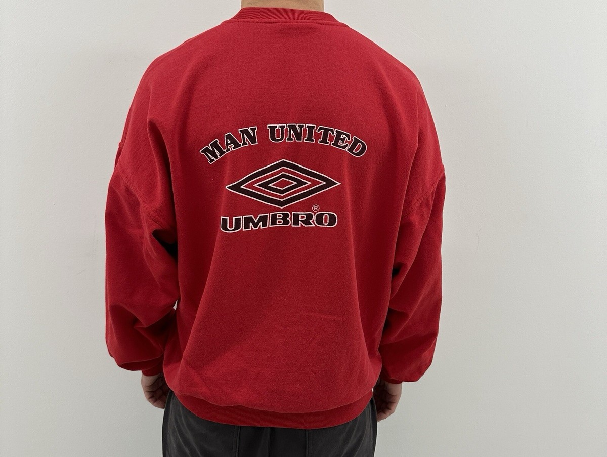 Vintage Manchester United 1990s Umbro Training Sweatshirt Vintage Manchester United 1990s Umbro Training Sweatshirt