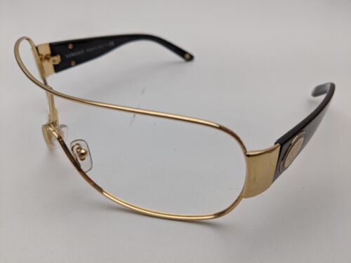 🕶️ Frame only! Made in Italy! Versace VE2101-1002/13 Shield Sunglasses / JLO324 - Picture 3 of 8