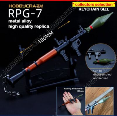 pubgミリタリーキーホルダーセット PUBG RPG ROCKET LAUNCHER TOY MILITARY COLLECTOR GUN KEYCHAIN MODEL