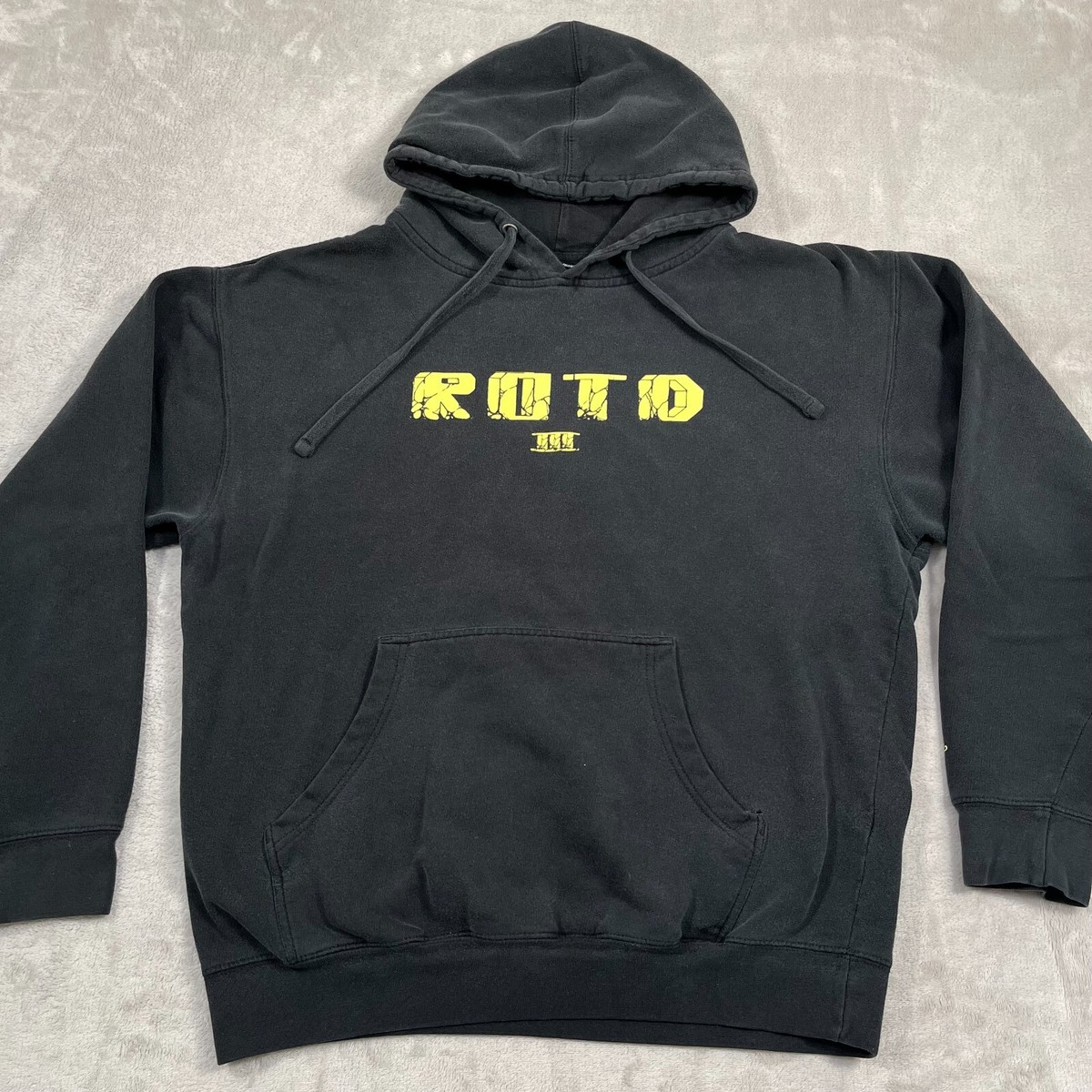 Dreamville Sweatshirt Mens Large Black Fleece Faded Revenge Of The