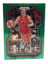 2021 WNBA Prizm Elena Delle Donne Green Prizm #81 Washington Mystics