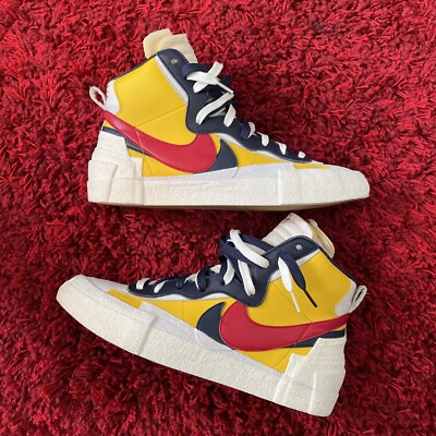 Size Nike sacai x Blazer Mid Maize Navy 192502553648|