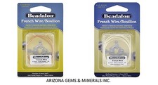 Beadalon French Wire Gimp Bullion SP. GP 3.25 feet Sizes .6mm .7mm .8mm .9mm