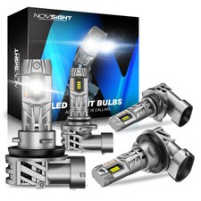 NOVSIGHT 9005 9006 H1 H3 H4 H7 H11 LED Headlight Bulbs 1:1 Replace Halogen Xenon