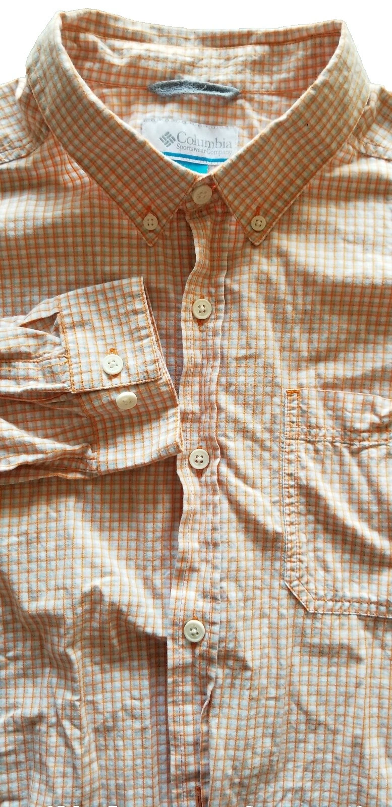 Columbia Mezcla De Algodón Camisas de vestir para hombres