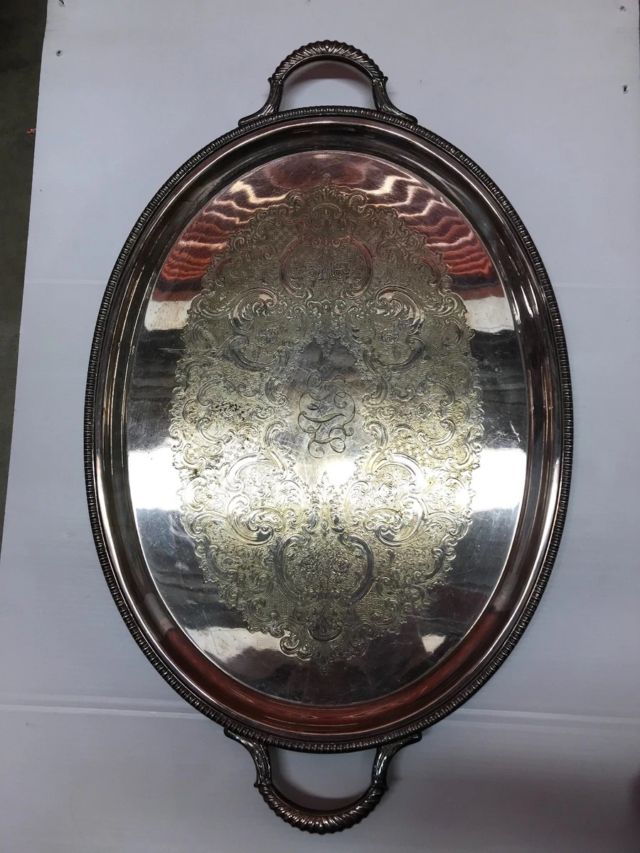Gotham Silver On Copper In Antique Us Silver-Plated Platters