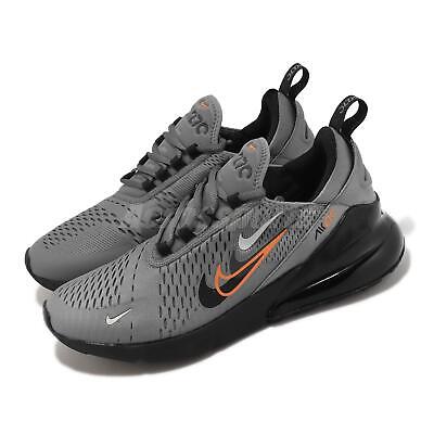 Nike Air Max 270 Multi Swoosh Smoke Grey Mandarin Men Casual Shoes 