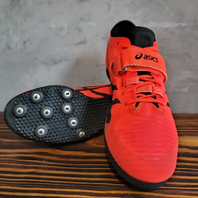 Asics Long Jump Pro 3 Men's Track & Field Shoes Size 9 Orange