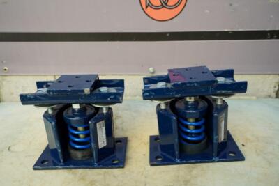 Lot of 7 Mason Industries Deflection Spring Floor Mount Vibration ...