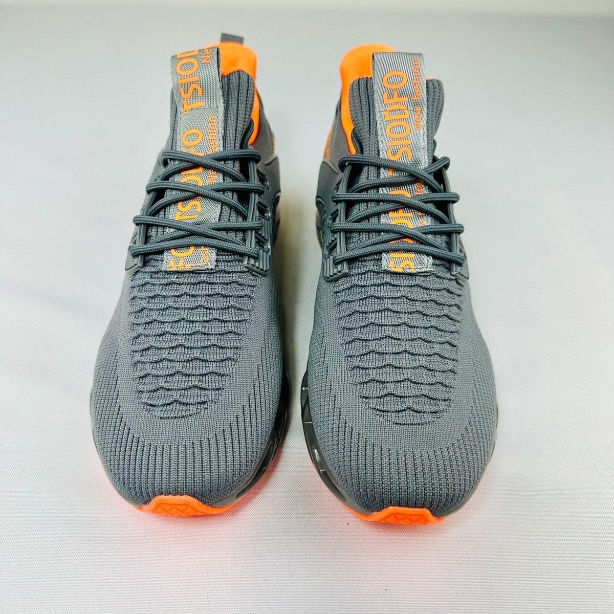 Tsiodfo Running Shoes Gray Orange Lace Up Size 11 Please See Measurements Tsiodfo Athletic Sneakers Women main image 4