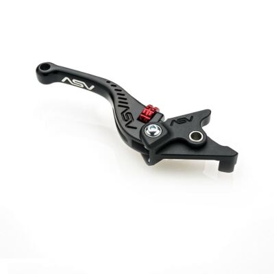 ASV F3 Bremshebel kurz schwarz Kawasaki ZZR600 1990 - 2004