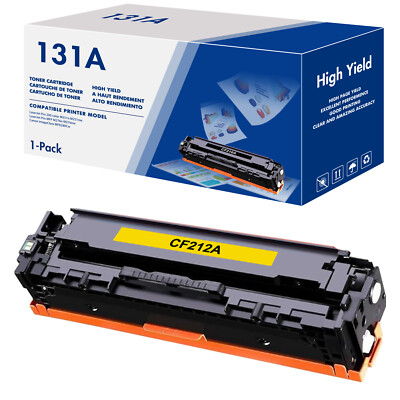 1PK CF212A Yellow Toner Cartridge Fits for HP 131A LaserJet Pro 200 color M276n