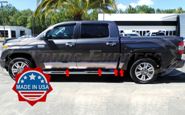fit:2007-2020 Toyota Tundra Crew Max Cab 5.8' Short Bed Rocker Panel