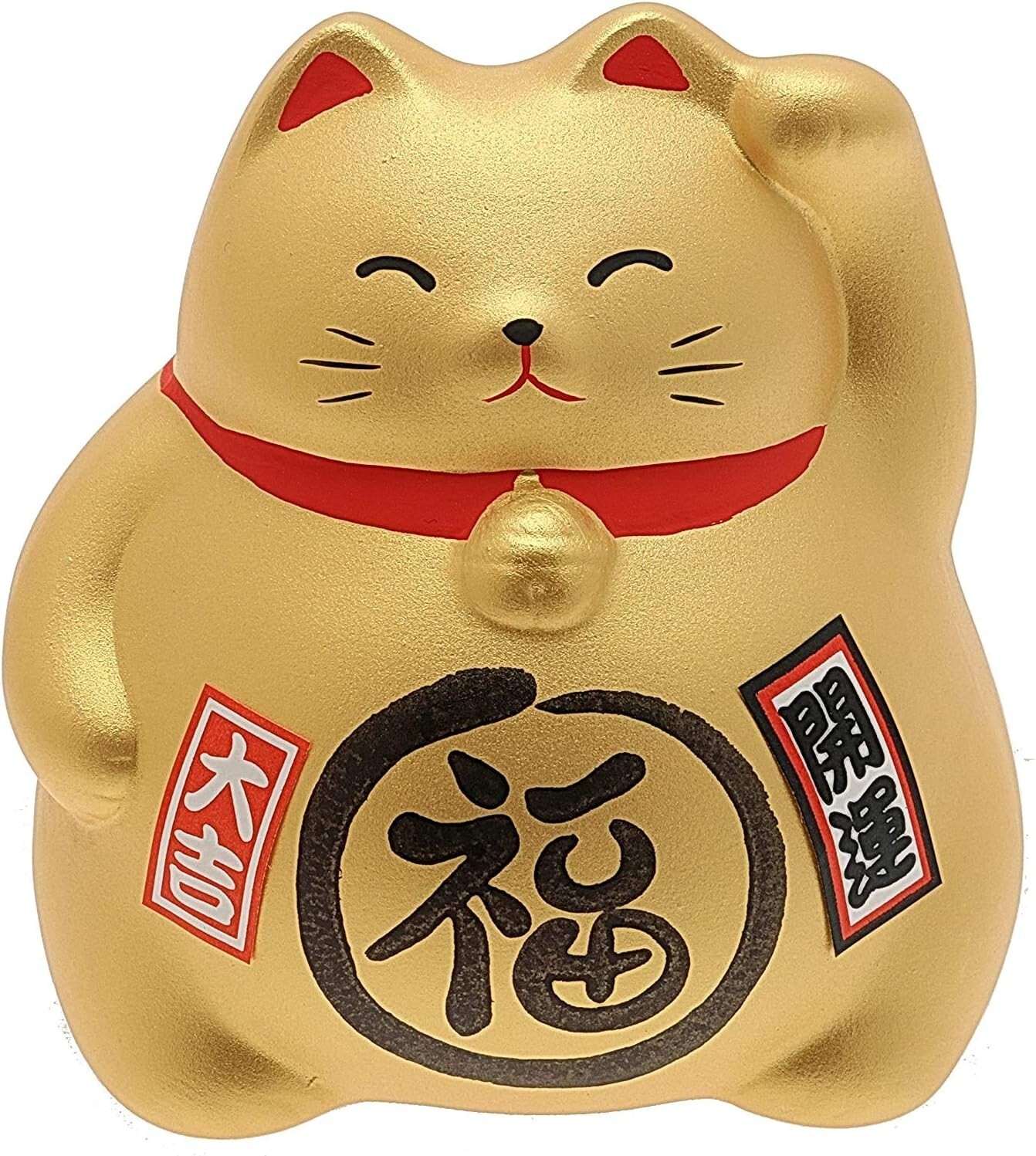 Ceramic Maneki Neko Fortune Lucky Cat  Collectible Figurine Made in Japan 1613