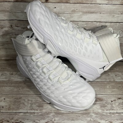 Nike Air Jordan Force Savage Pro 2 Shark White Football 