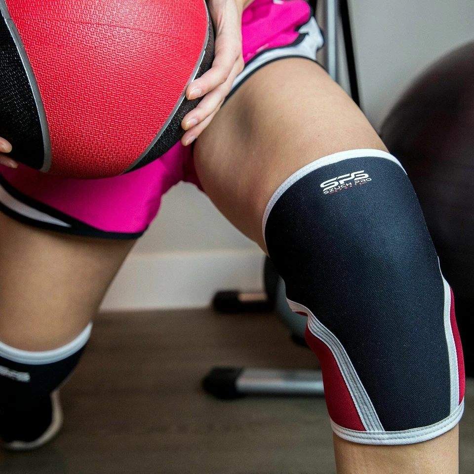 PREMIUM 7mm Neoprene Knee Sleeves Compression Support by SzuchPro New (S) - Image 4 of 4