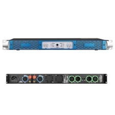 Blue 2 Channel Digital Power Amplifier 2600W PEAK Output 2x650W RMS AMP at 8Ohms