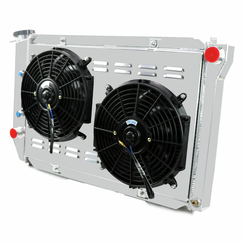 Ventilador de cubierta de radiador de 3 filas para Ford LTD Fairlane Torino/Mercury Montego 1969-1971 Foto 4 de 4