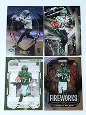 Garrett Wilson Rookie Lot - Panini Chronicles Select & Prizm RC ROY JETS