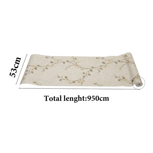 3D Embossed Non-Woven Wallpaper Bedroom Living Room Flower Decor Wall Paper - Picture 11 of 12
