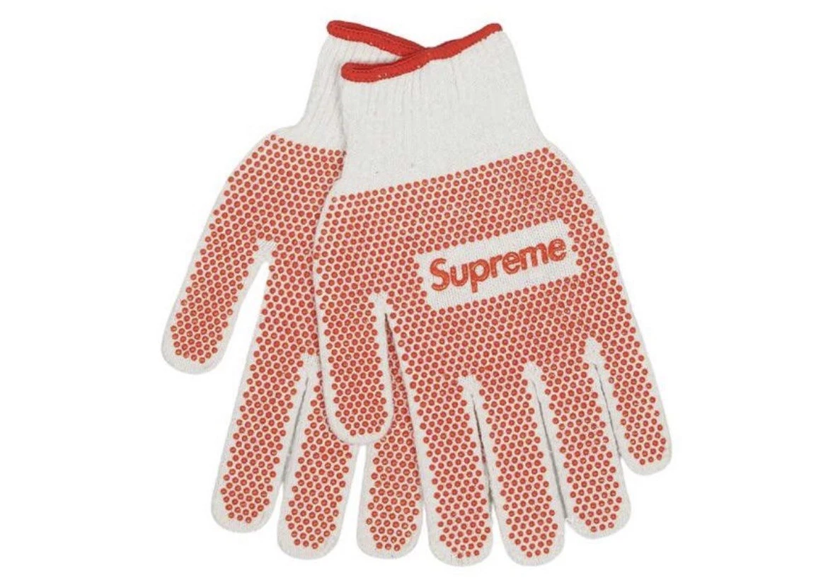 Supreme Grip Work Gloves White