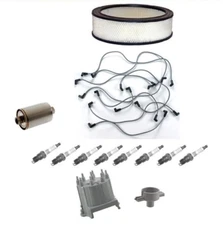 Fits 87-93 GMC 1500 Pick Up 5.7L Spark Plug Wires Filters Cap Rotor Tune Up