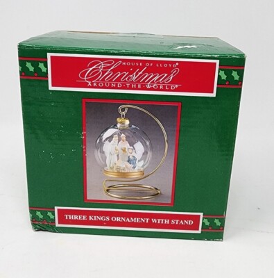 1994 Three Kings Ornament w/Stand House of Lloyd Christmas Around the World NIB