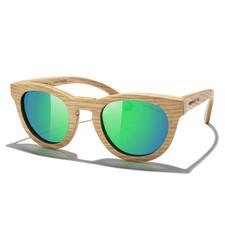 MERRY'S Polarized Wooden Coated Floating Sunglasses Mens/Womens vintage Eyewe...
