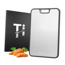 Kitchen Pure Cutting Board, Double sided Multi functional Cutting Titanium