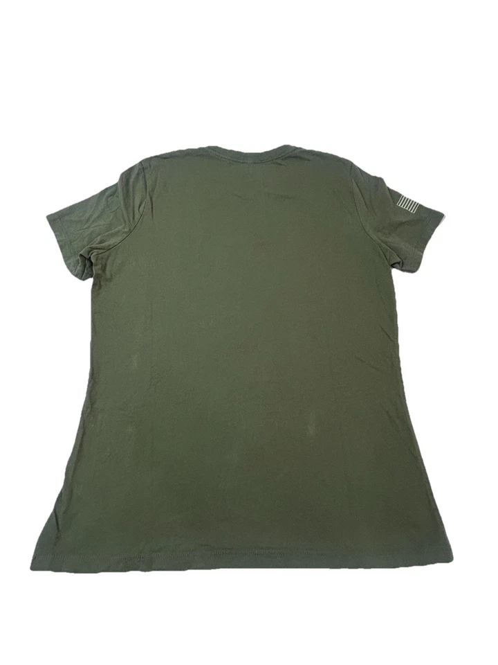 Camiseta táctica 5.11 para mujer pequeña verde con logotipo rendimiento camiseta de algodón Foto 2 de 4