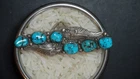 Vintage Navajo Sterling Silver Turquoise Ring Size 7 Handmade 12.69g