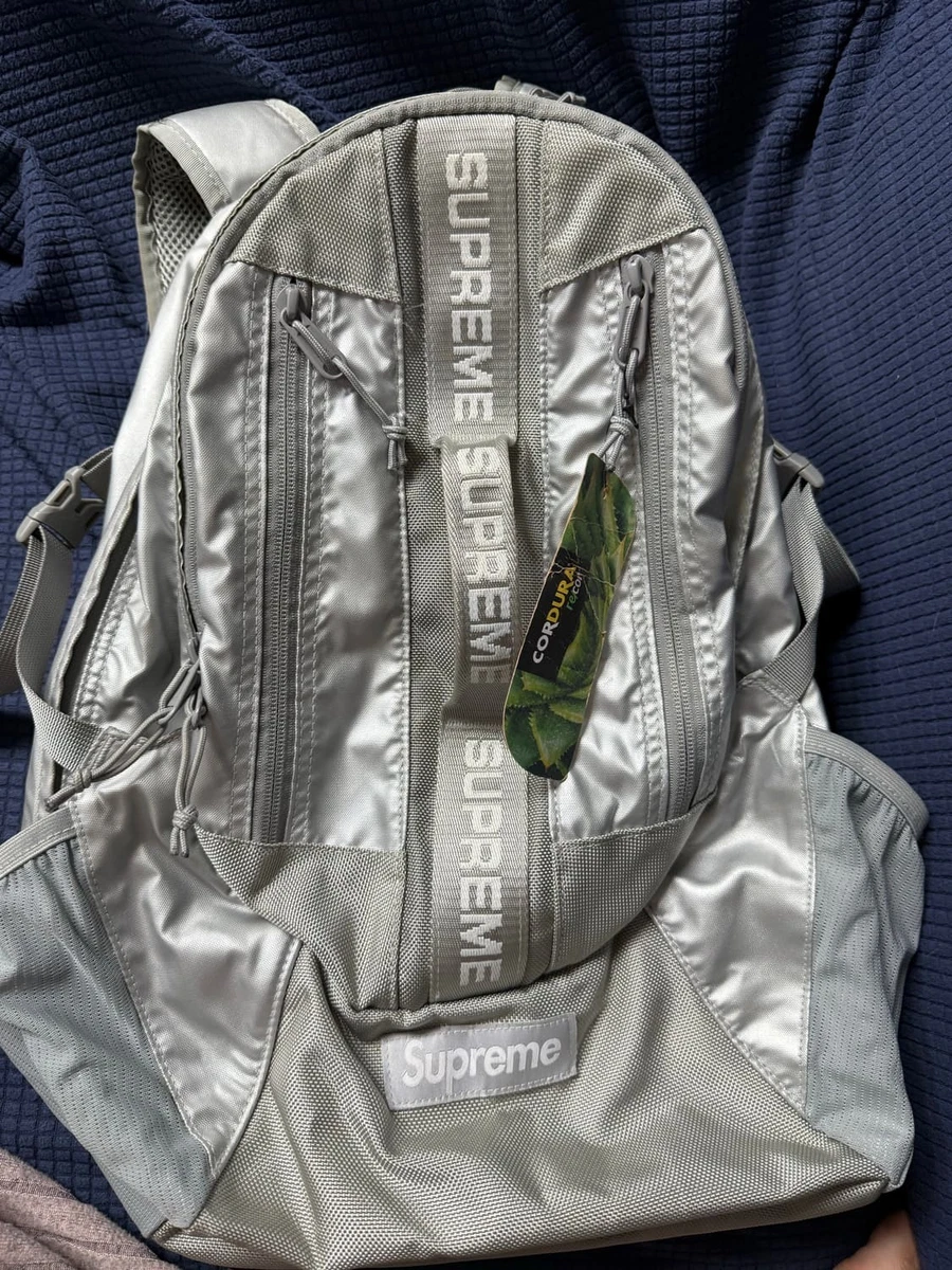 Supreme Backpack Silver Bags for Men for sale | eBay