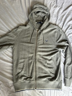 Fred Perry Vintage Zip Up Hoodie Size XL