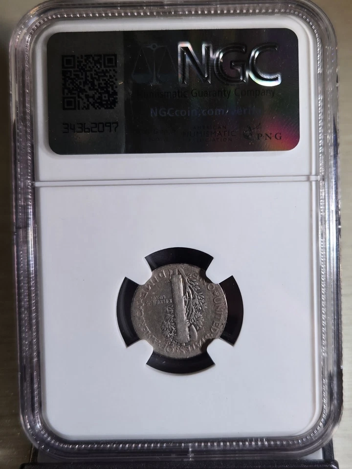 1938 10C NGC F12 - Image 2 of 2