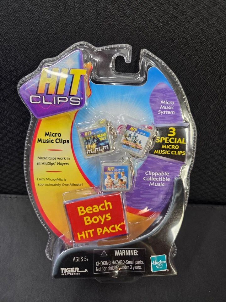 Tiger Hit Clips BEACH BOYS Micro Music 3 pack BRAND NEW SEALED!!!! - Image 2 of 3